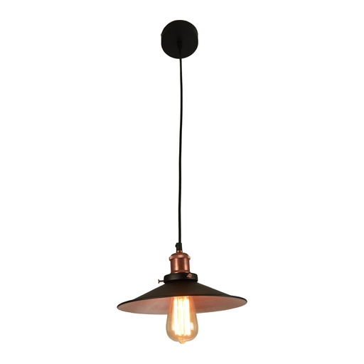 [Q25022-BK] Lámpara colgante KECK simple